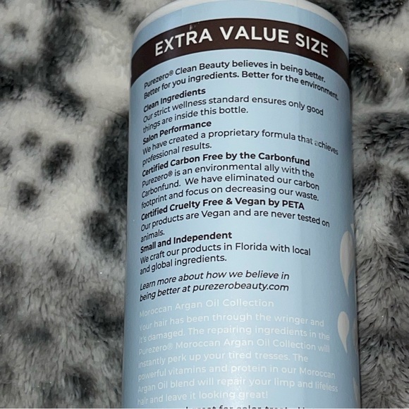 Pure Zero Moroccan Argan Oil Hair Care Set - Picture 8 of 11